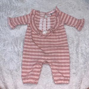 Little lass baby footie / romper